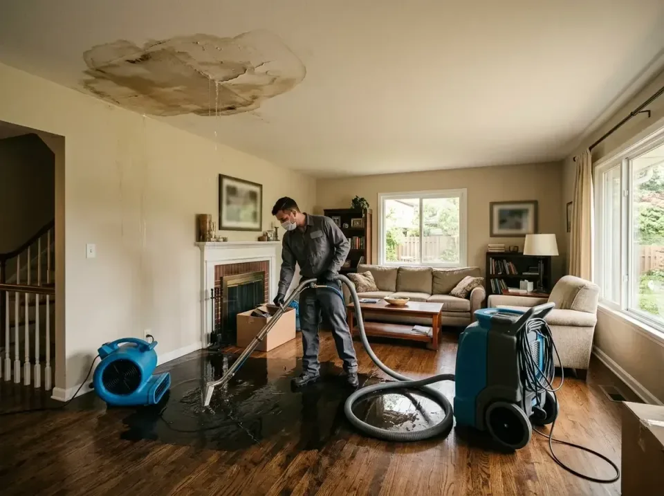 attic-pipe-burst-ceiling-drip-008 — frequently asked questions, Water Damage Restoration & Carpet Care in Elkhorn, WI
